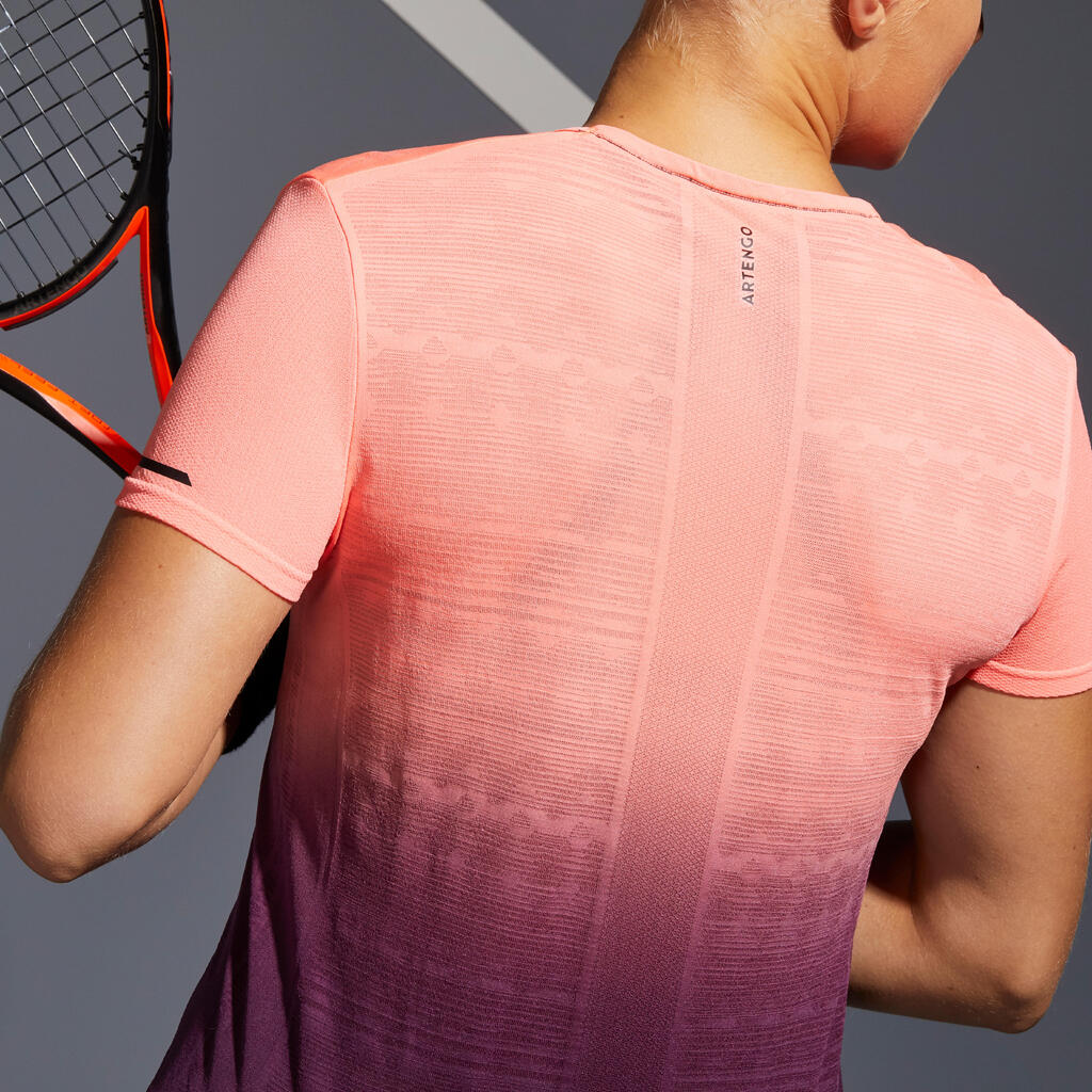 Damen Tennis T-Shirt - TTS Light orange