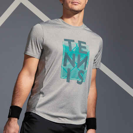 Men's Tennis T-Shirt TTS100 - Grey