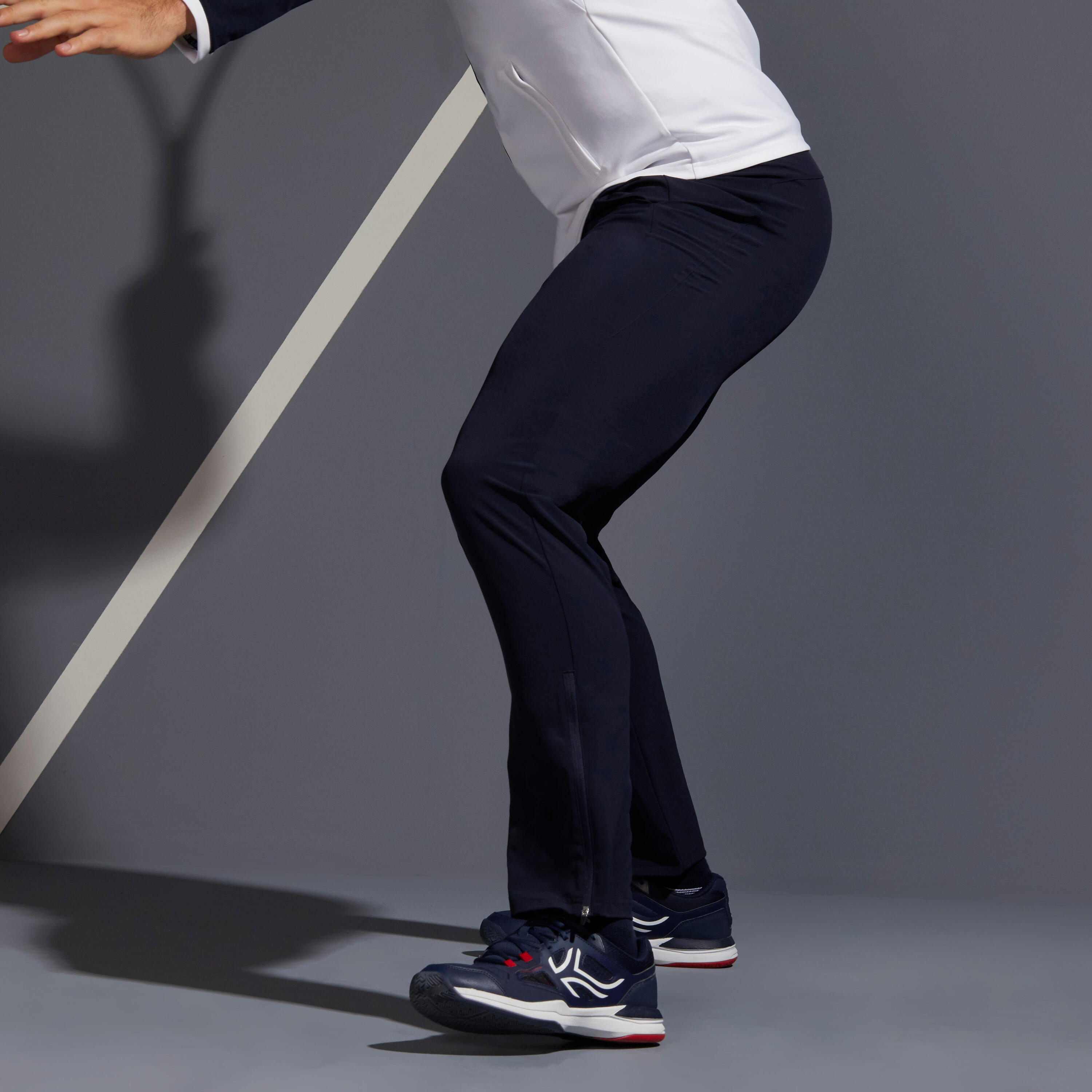 Pantalón de tenis hombre Artengo TPA 500 azul marino 6/8
