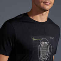 Men's Tennis T-Shirt TTS100 - Black