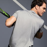 Men's Tennis T-Shirt TTS100 - Grey