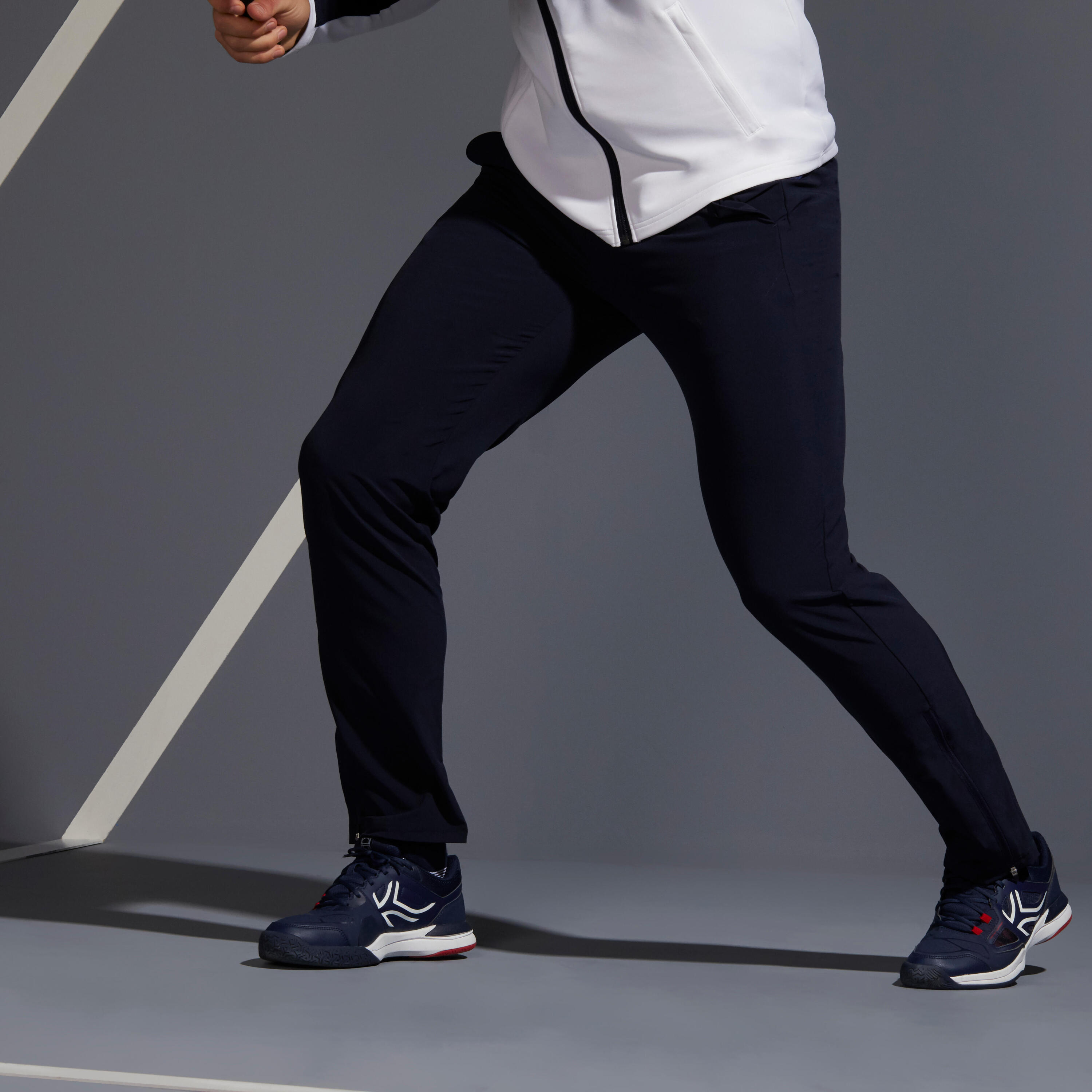 Pantalón de tenis hombre Artengo TPA 500 azul marino 5/8
