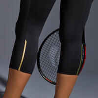 بنطلون قصير لملعب التنس للسيدات900 - أسود