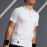 Men's Tennis Polo T-Shirt Dry 500 - White