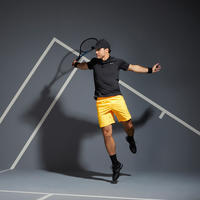 חולצת טניס לגברים גזרת פולו TPO 500 Dry - שחור