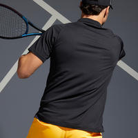 חולצת טניס לגברים גזרת פולו TPO 500 Dry - שחור