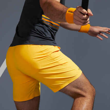 Tennis-Shorts Herren TSH 900 Light gelb