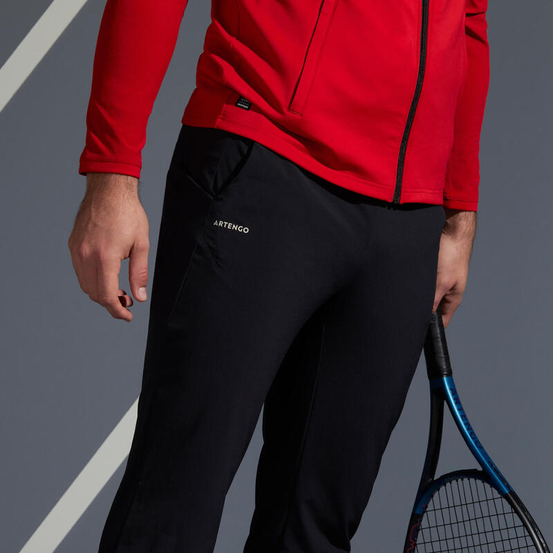 Pantalón de tenis hombre Artengo TPA 500 negro