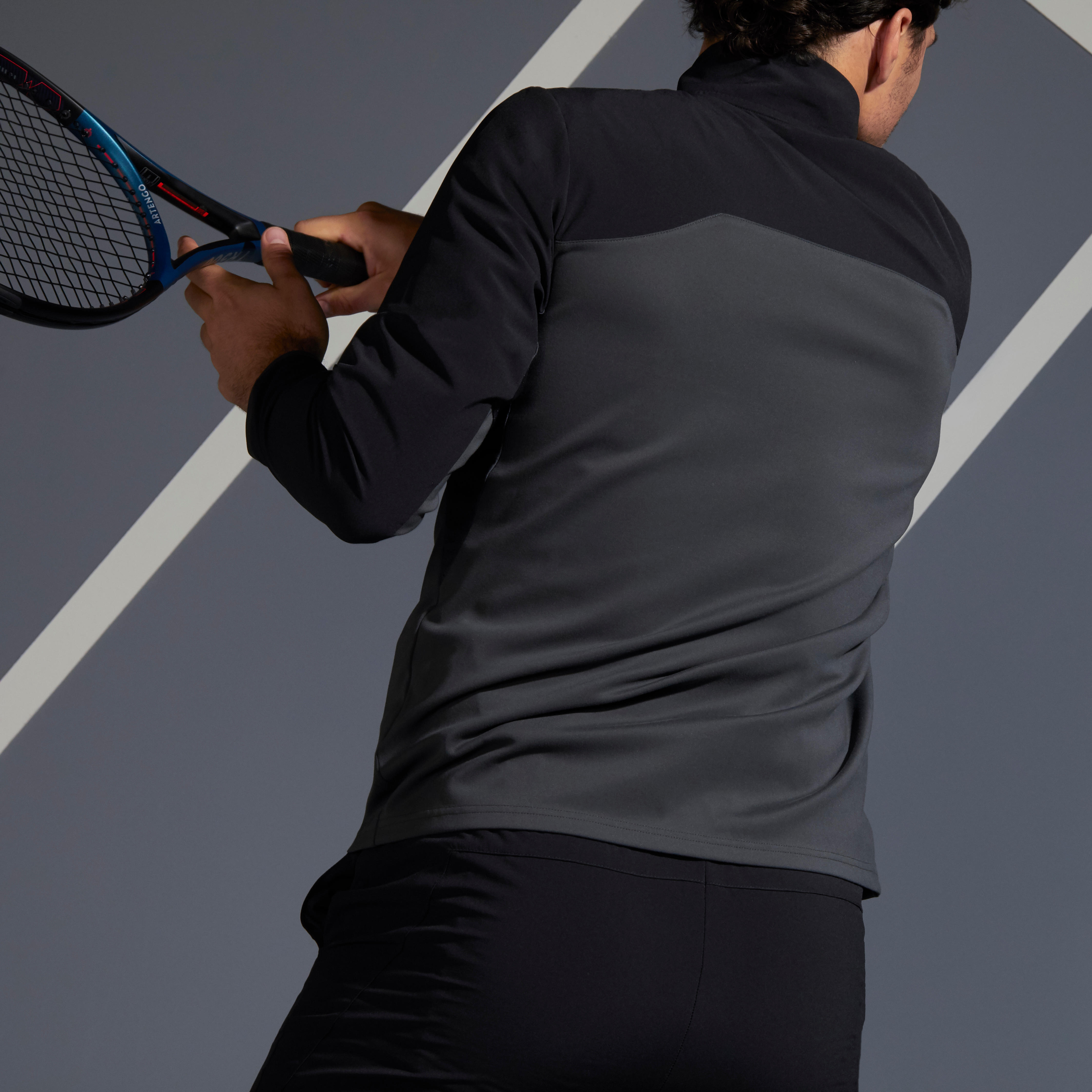 Nike Men`s Court Heritage Tennis Jacket White