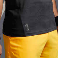 Tennis T-Shirt Herren TTS 500 DRY schwarz/grau