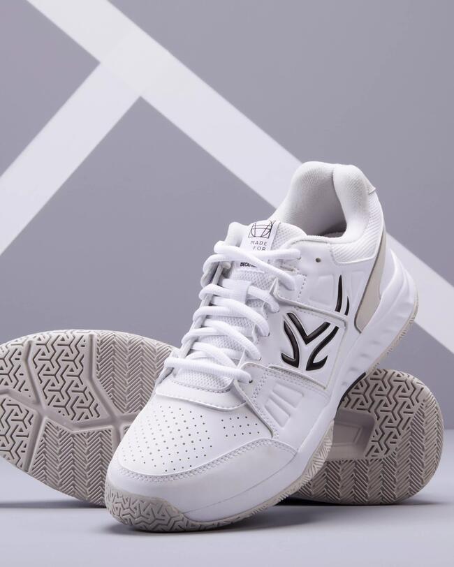 TS160 Multi-Court Tennis Shoes White ARTENGO Decathlon