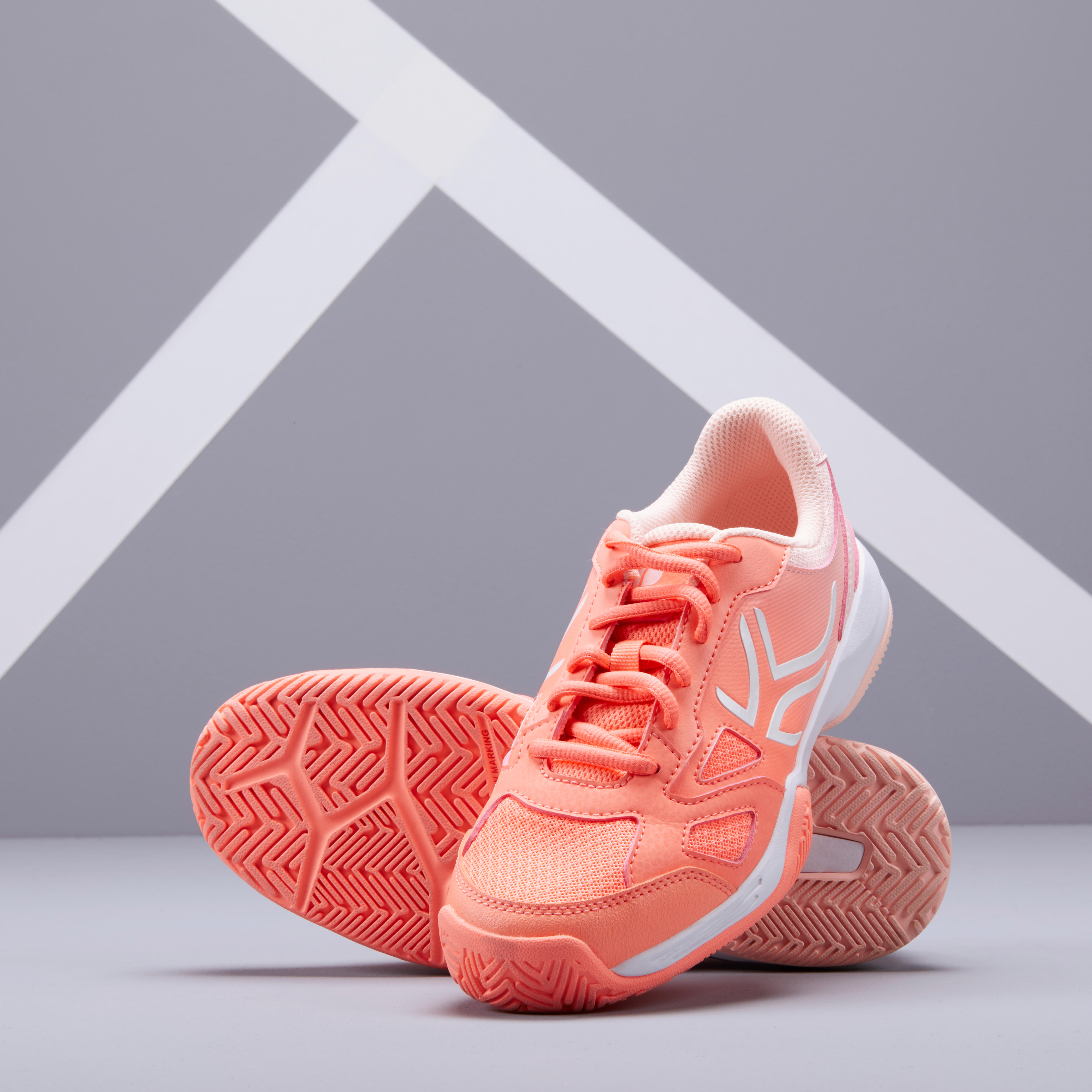 Kids Tennis Shoes TS560 Coral