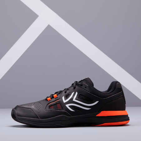 TS500 Multicourt Tennis Shoes - Black/Orange