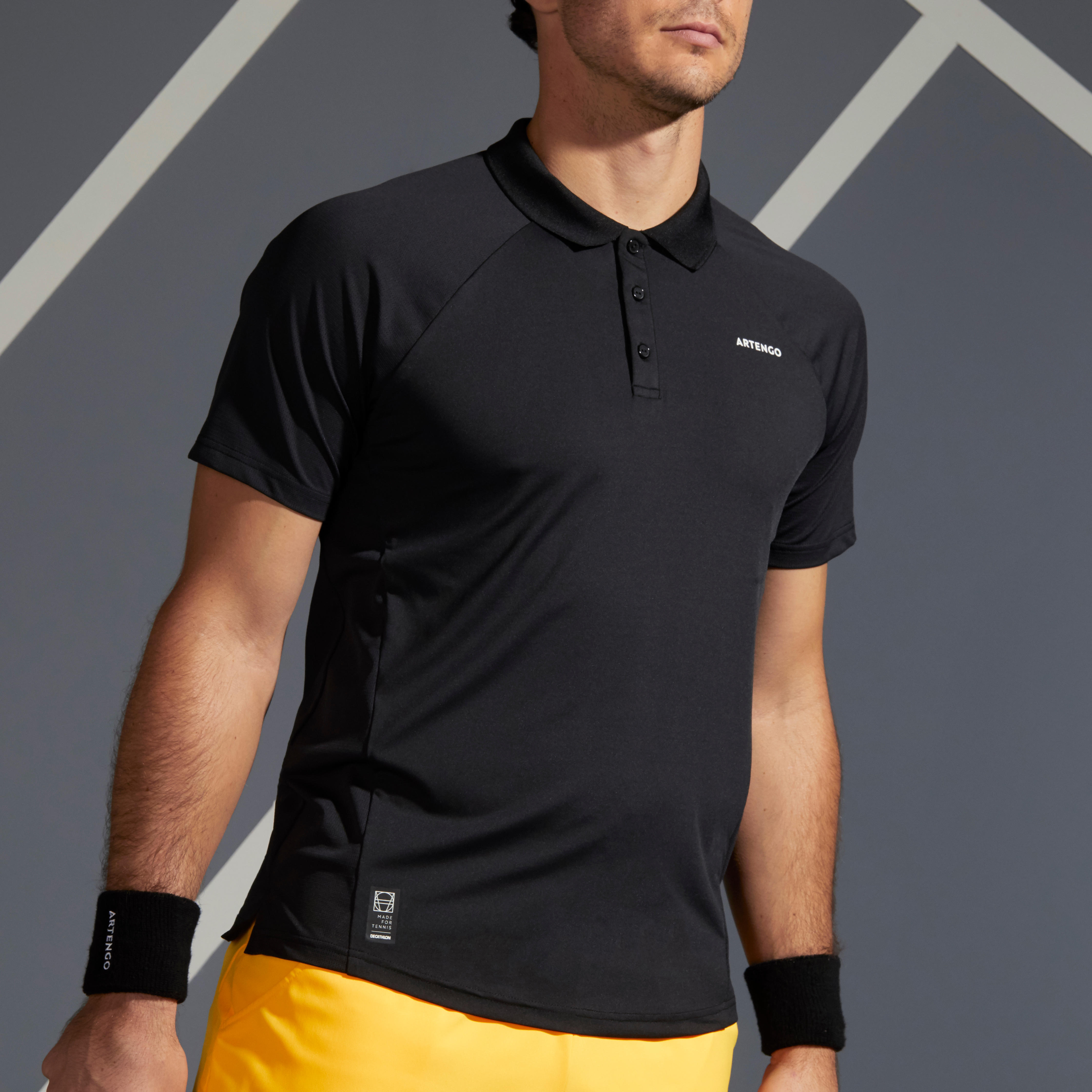 tenis polo negro hombre