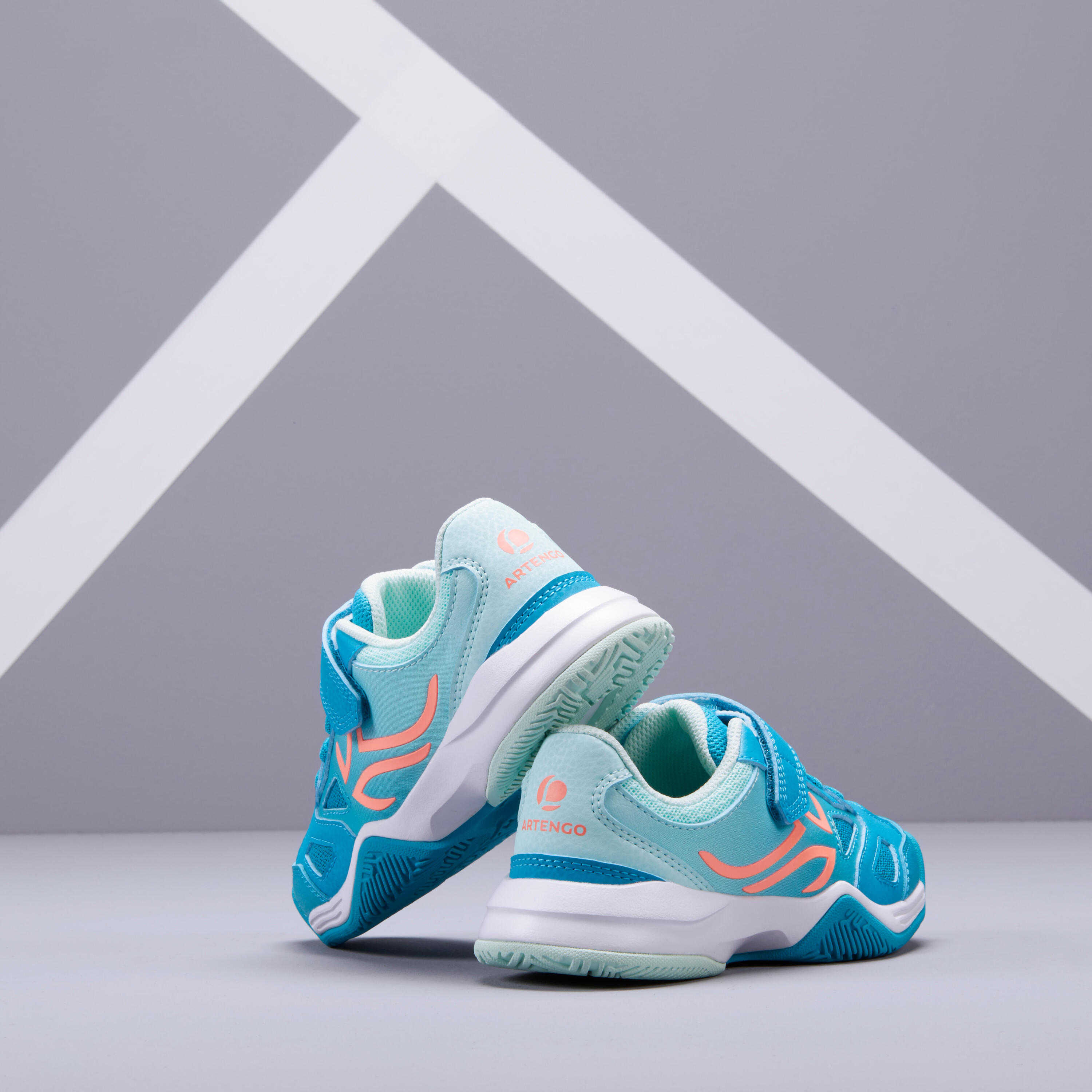 Kids' Tennis Shoes TS560 KD - Turquoise 7/8