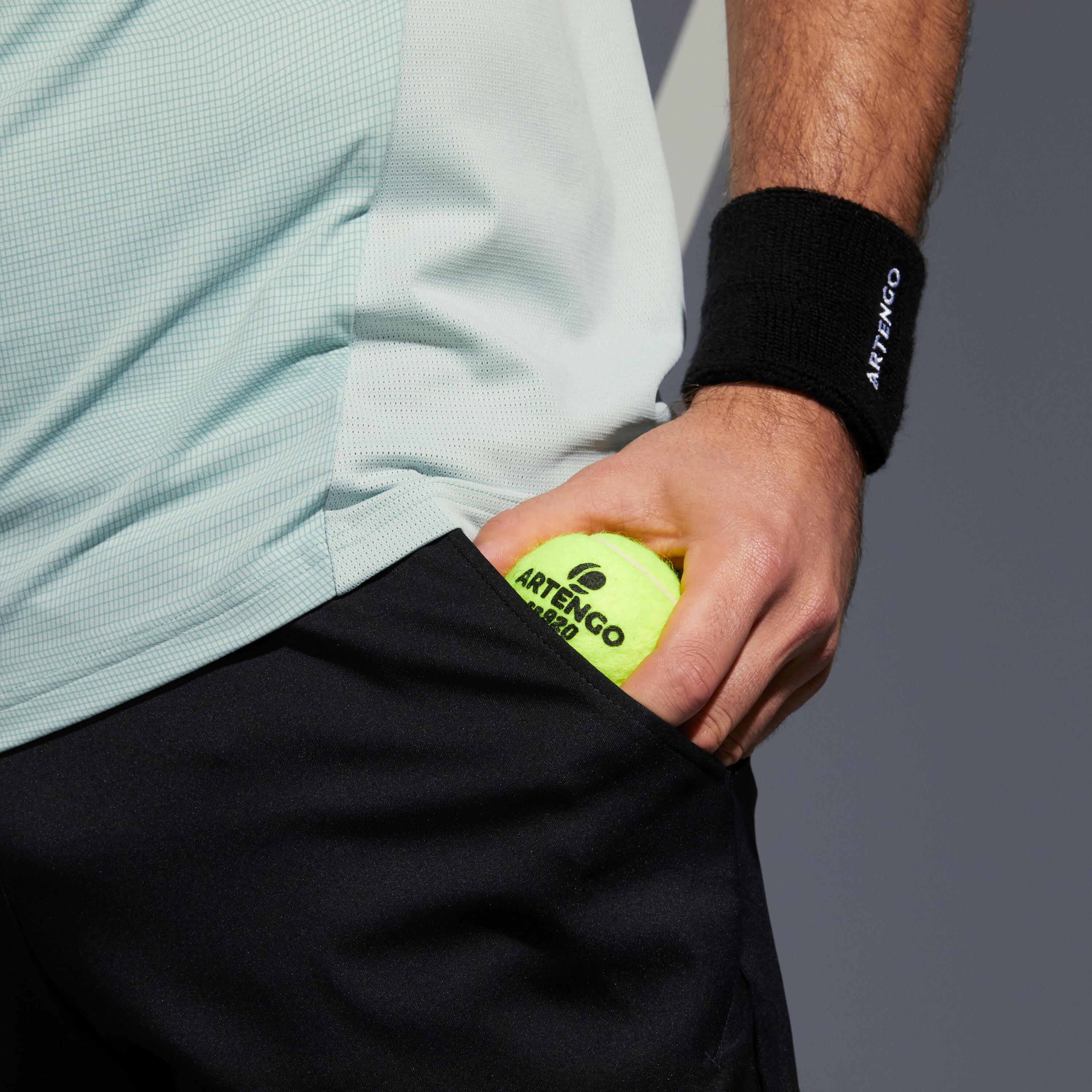 Men's Tennis Shorts Dry Court - Black 5/9