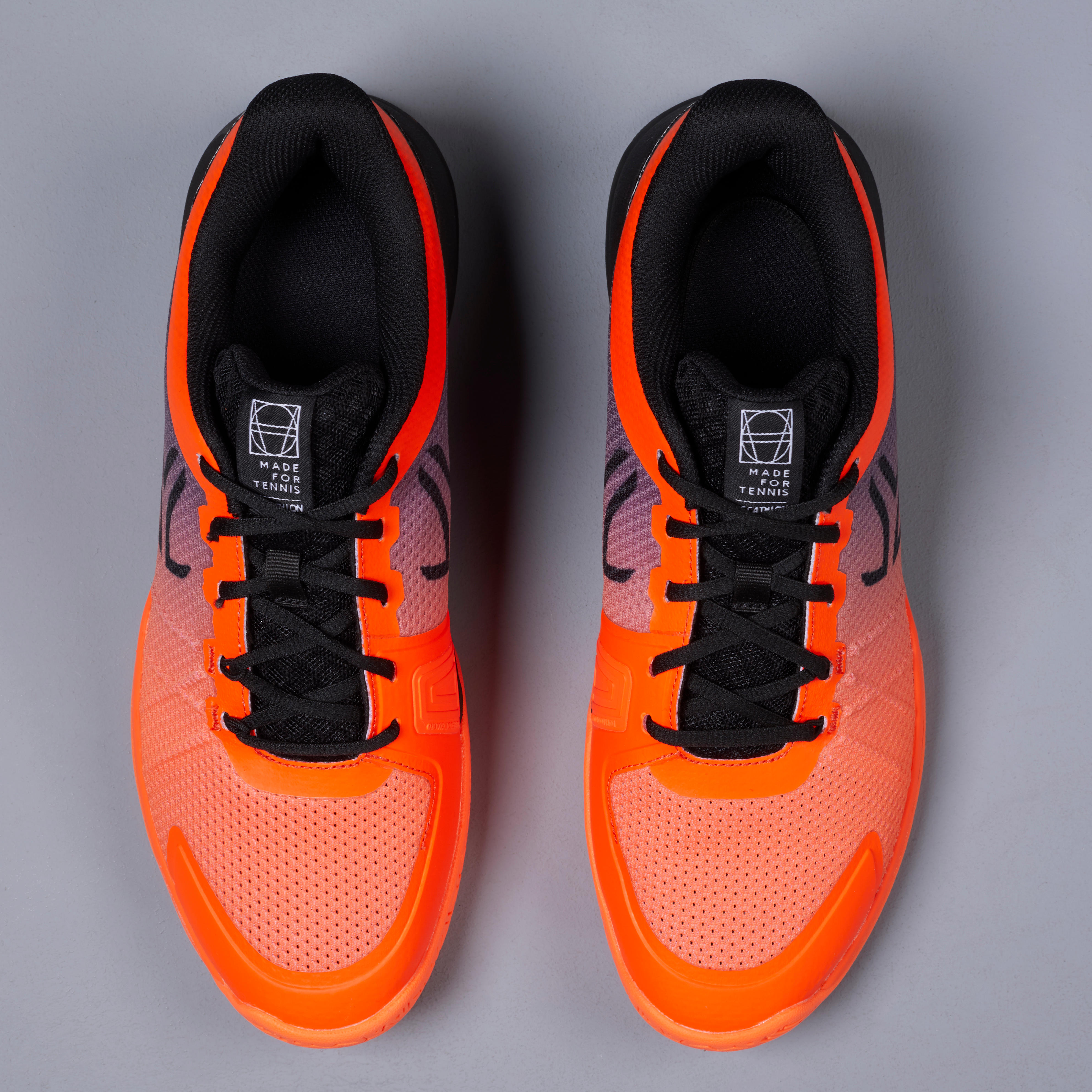 mens orange athletic shoes