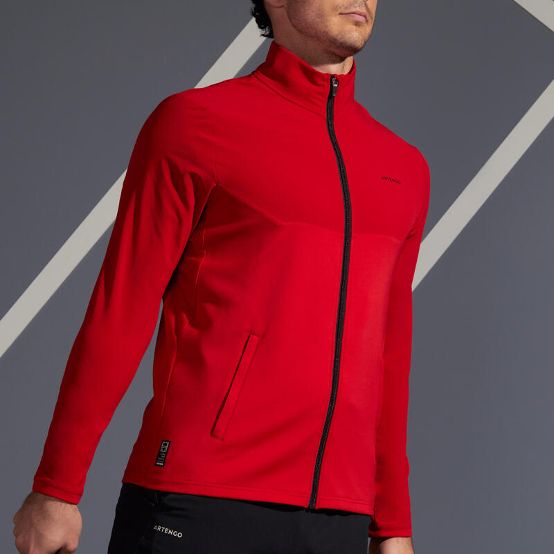 Men's Tennis Jacket TJA 500 - Red