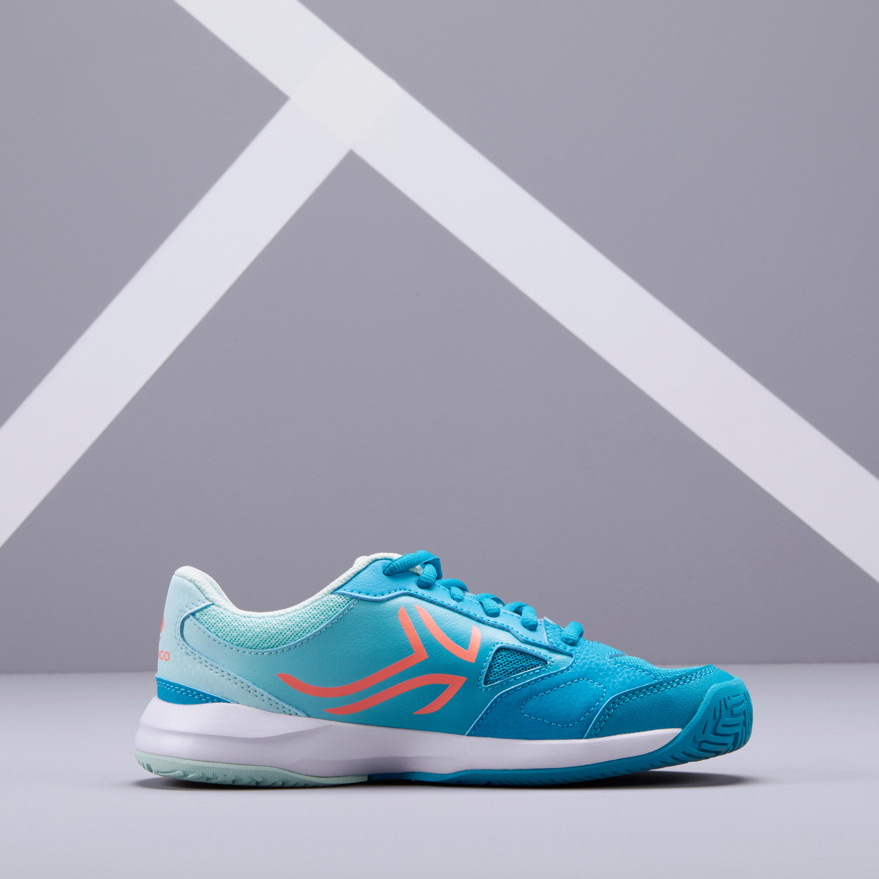 TS560 Kids' Tennis Shoes - Turquoise 2/11