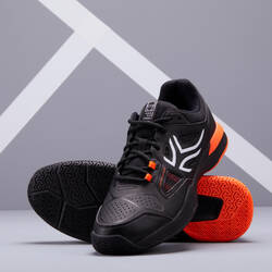 TS500 Multicourt Tennis Shoes - Black/Orange