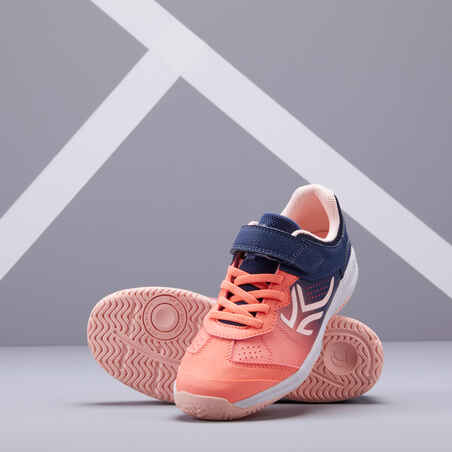 Kids' Rip-Tab Trainers TS 160 JR - Coral