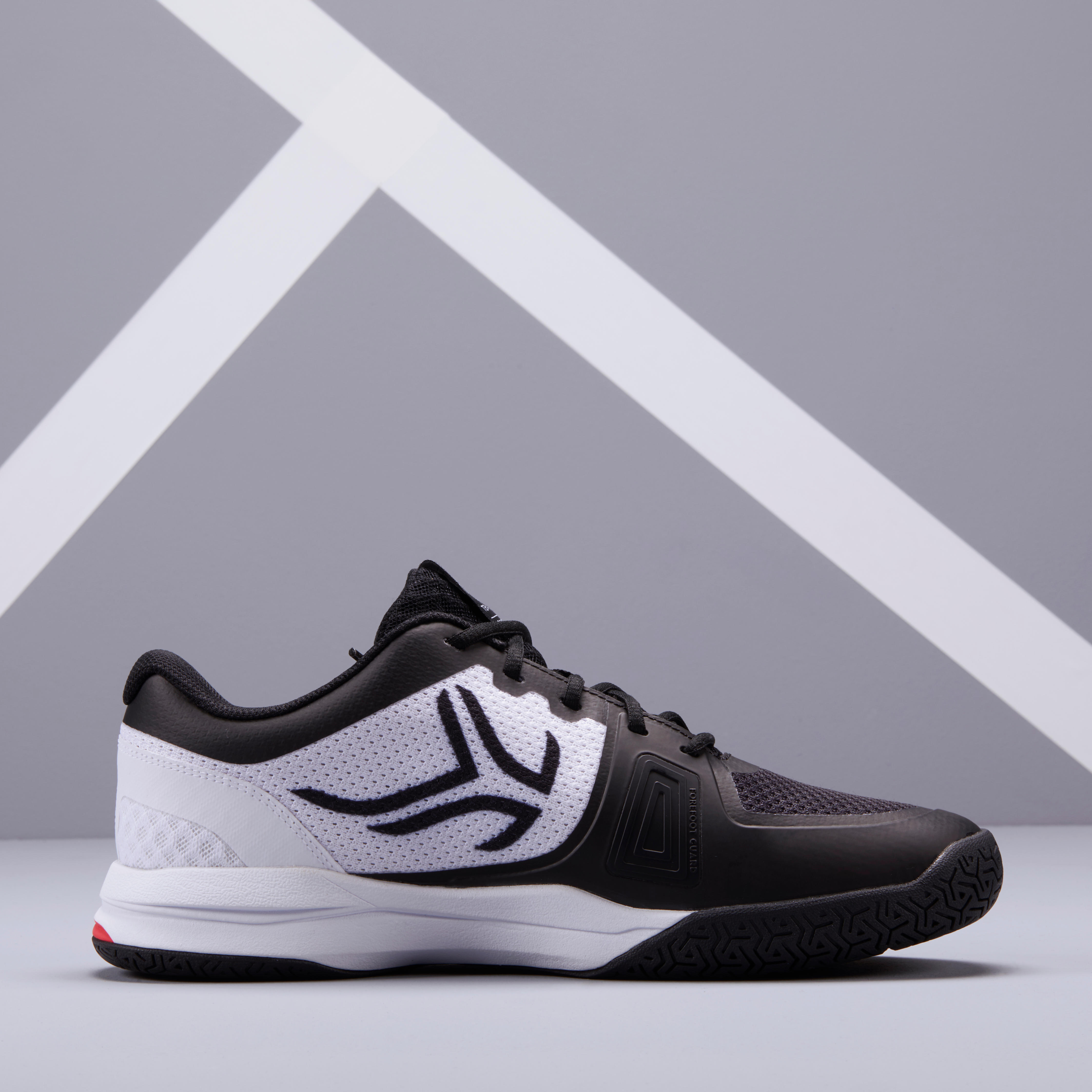 CALZADO DE TENIS HOMBRE TS590 BLANCO NEGRO MULTITERRENO - Decathlon