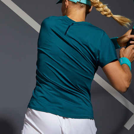 Women's Tennis T-Shirt TS Soft 500 - Green