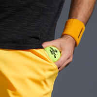 Tennis-Shorts Dry 500 Herren gelb