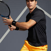 חולצת טניס לגברים גזרת פולו TPO 500 Dry - שחור