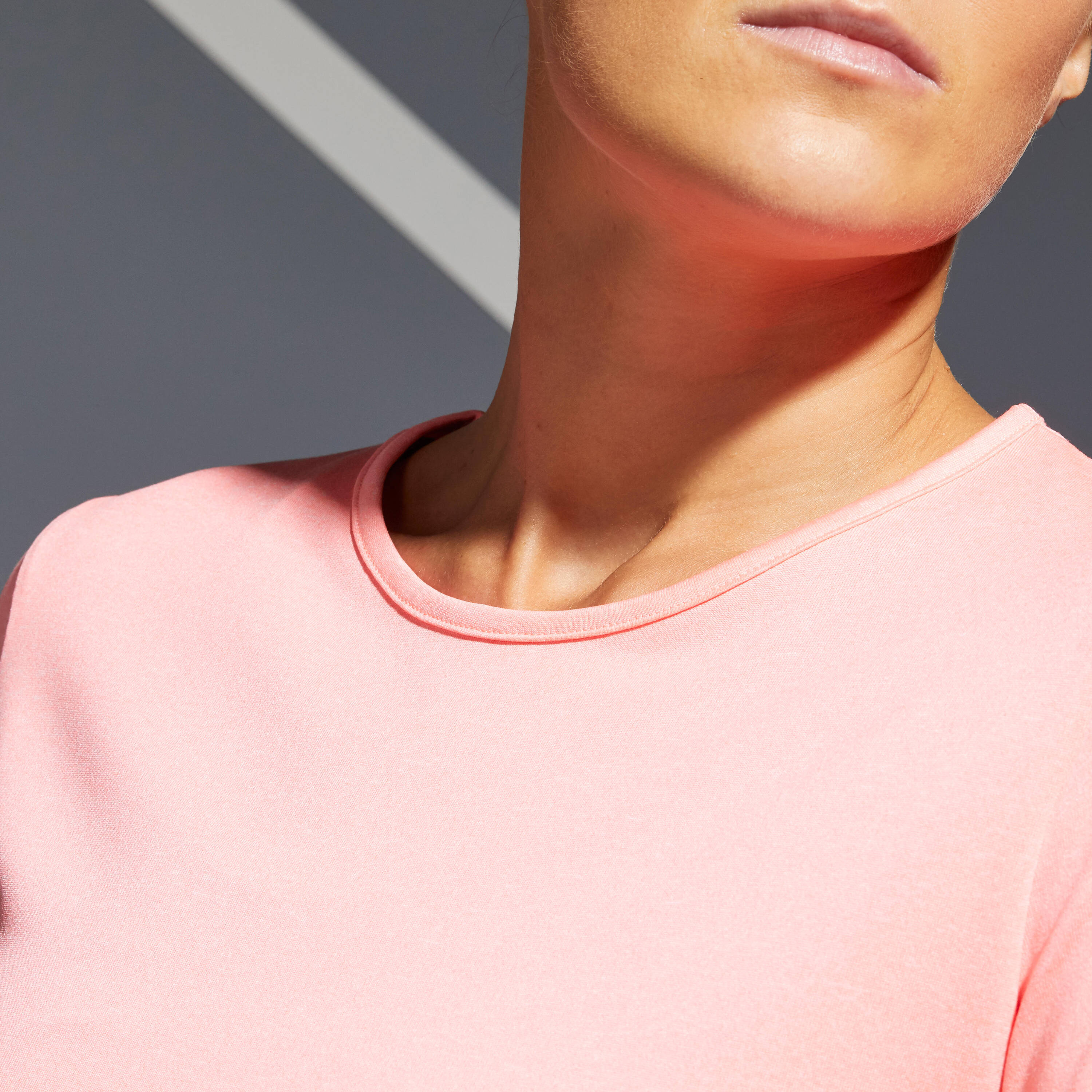 Women Tennis T-Shirt -TTS100 Dry Coral -  2