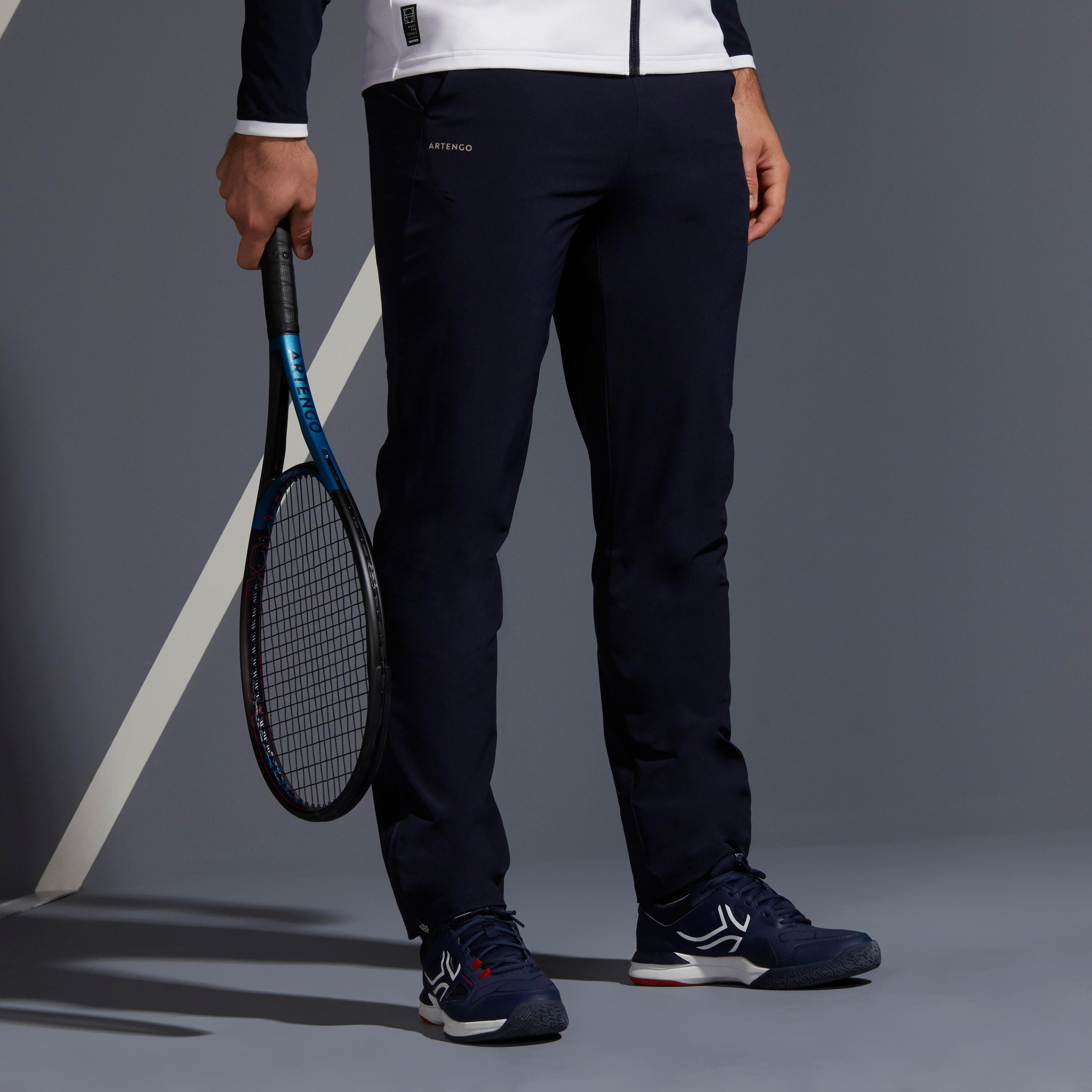 ARTENGO Pantalón de tenis hombre Artengo TPA 500 azul marino