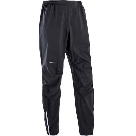 
      MEN'S TRAIL RUNNING WATERPROOF RAIN TROUSERS - BLACK
  