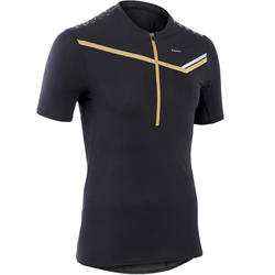 Tee shirt manches courtes trail running noir homme