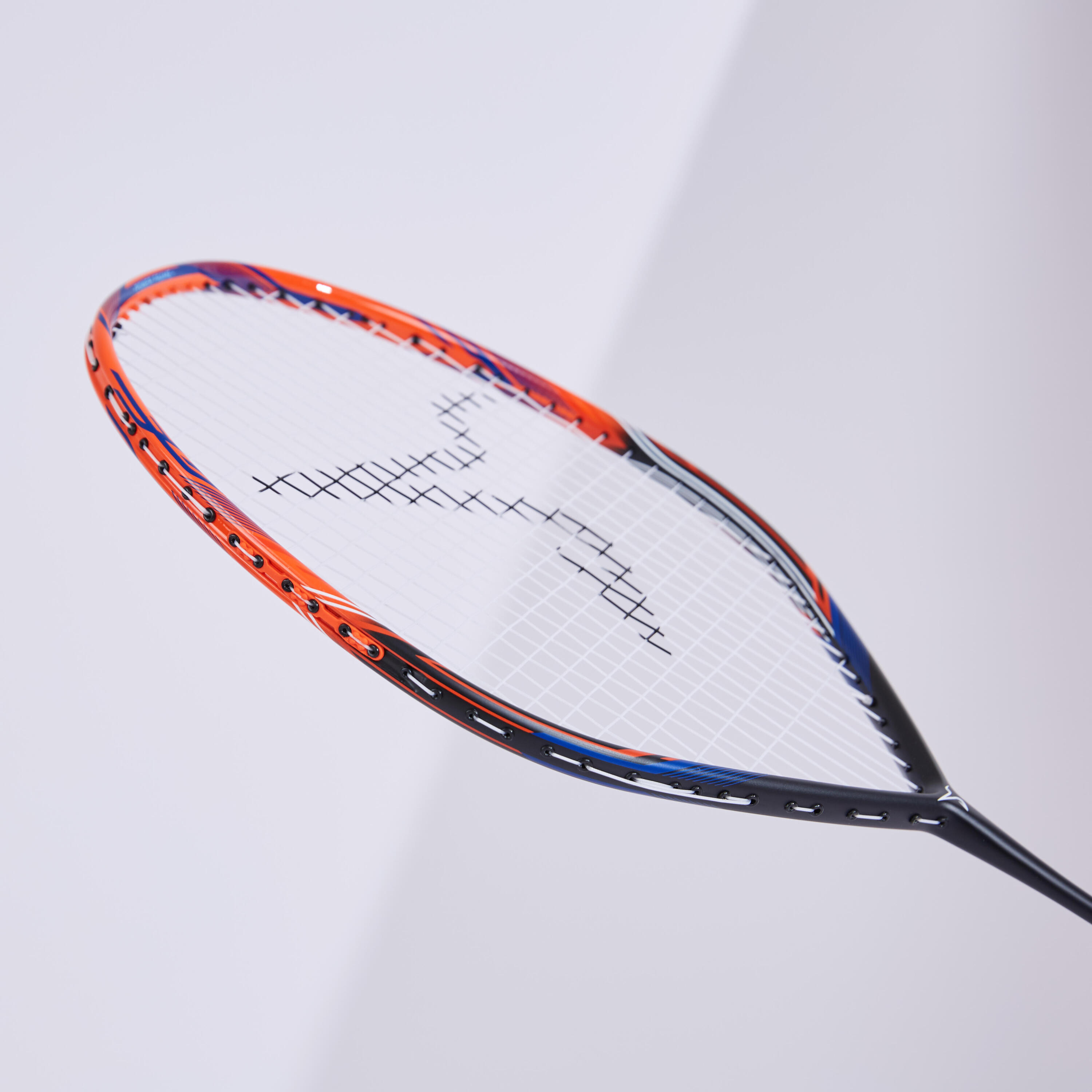 ADULT BADMINTON RACKET BR 590 POWER DARK ORANGE 10/17