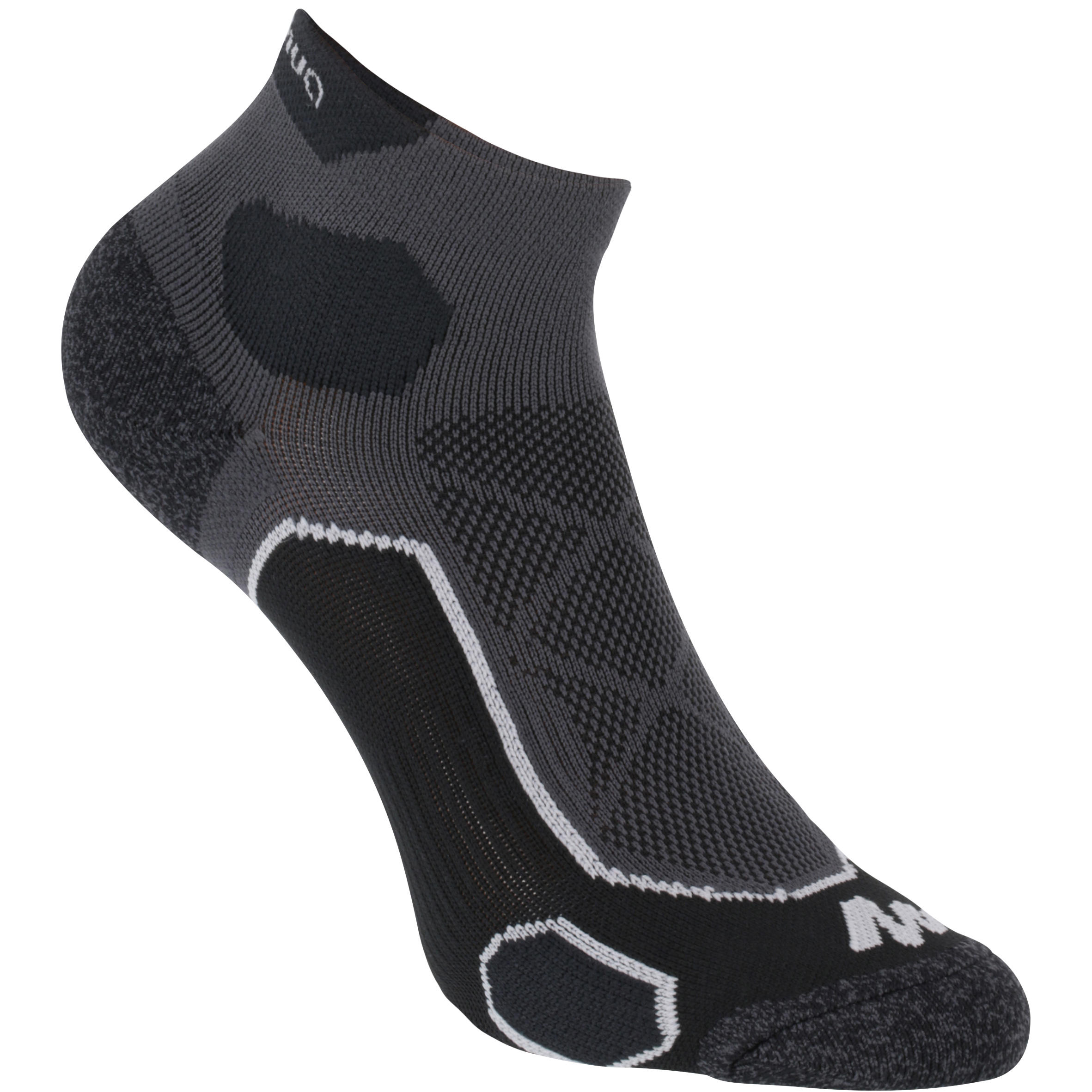 Mid-Length Walking Socks 2 Pairs - Black 2/7