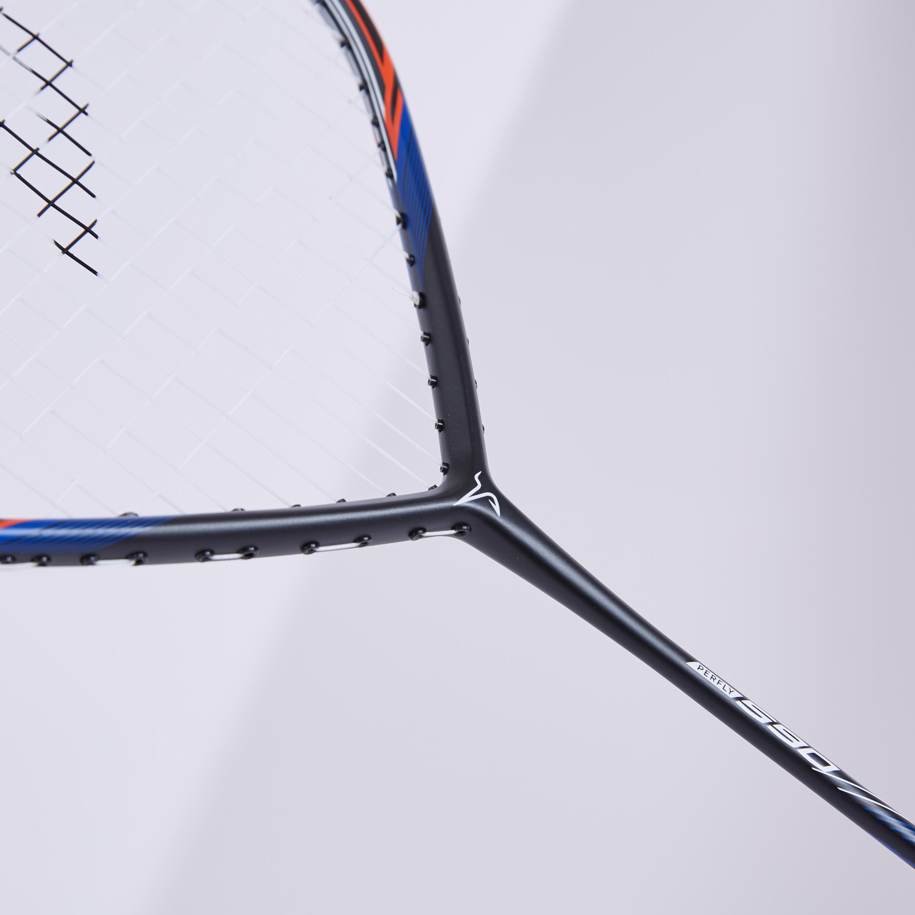 ADULT BADMINTON RACKET BR 590 POWER DARK ORANGE 4/17