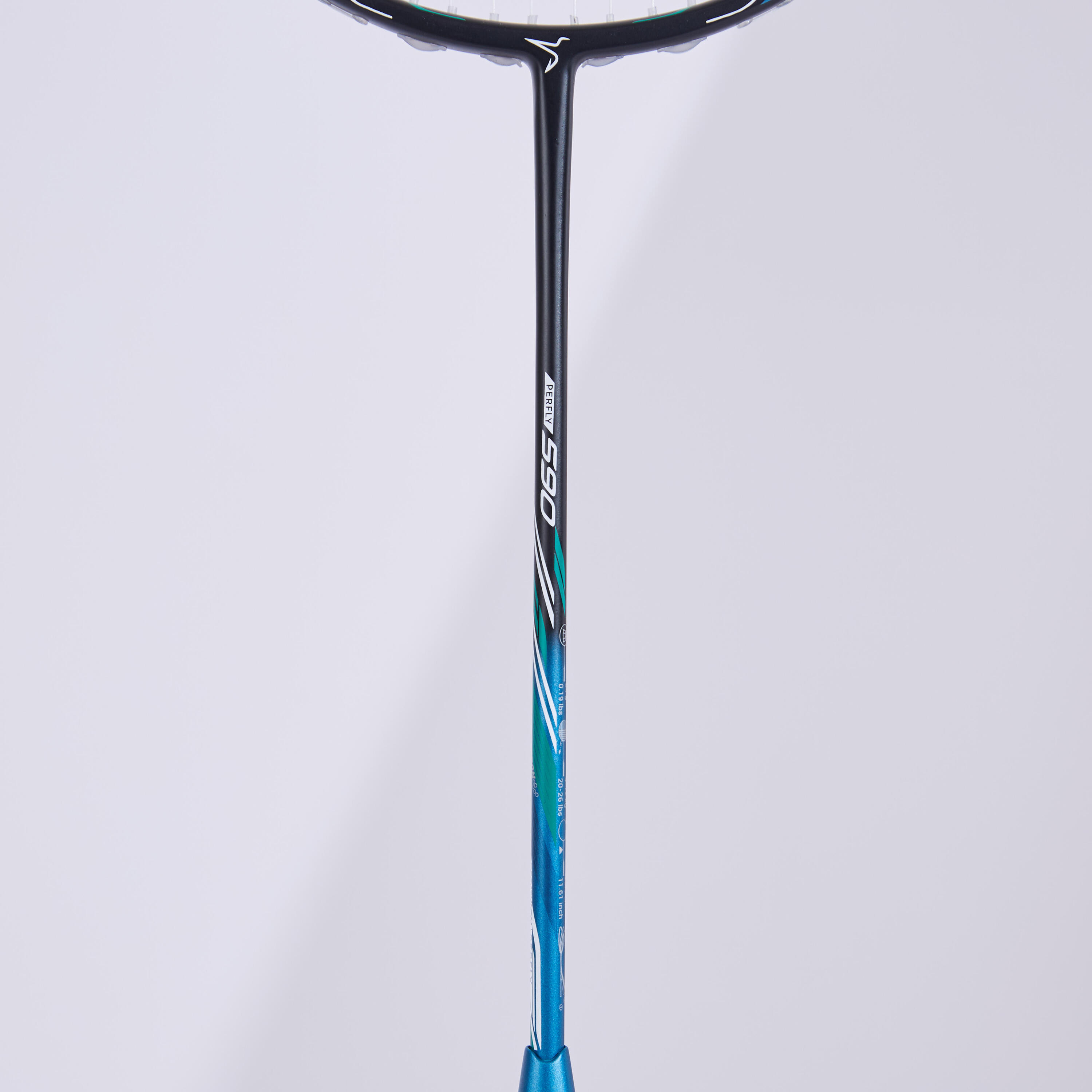 ADULT BADMINTON RACKET BR 590 BLACK GREEN 7/26