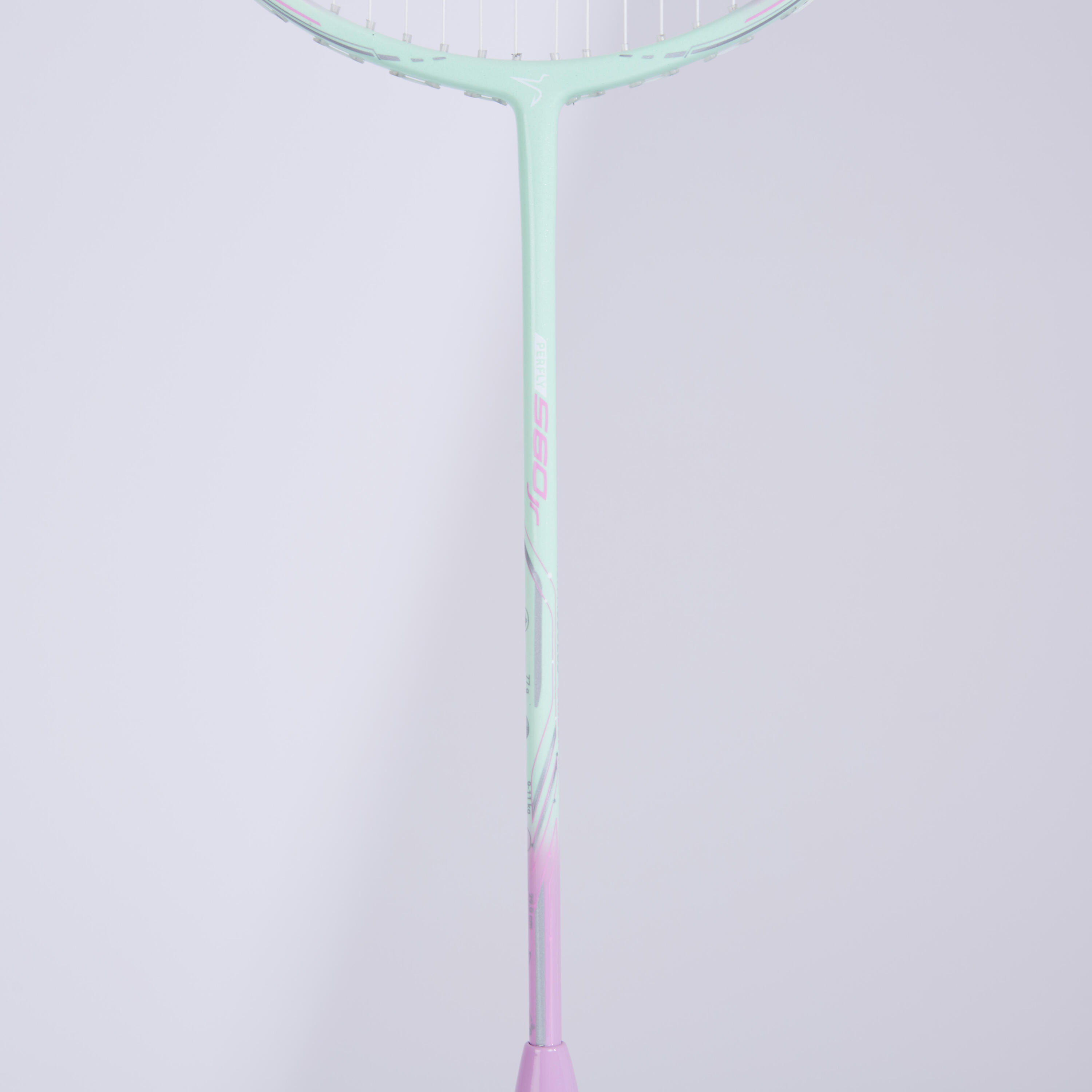 JUNIOR BADMINTON RACKET BR 560 LITE MINT PINK 14/17