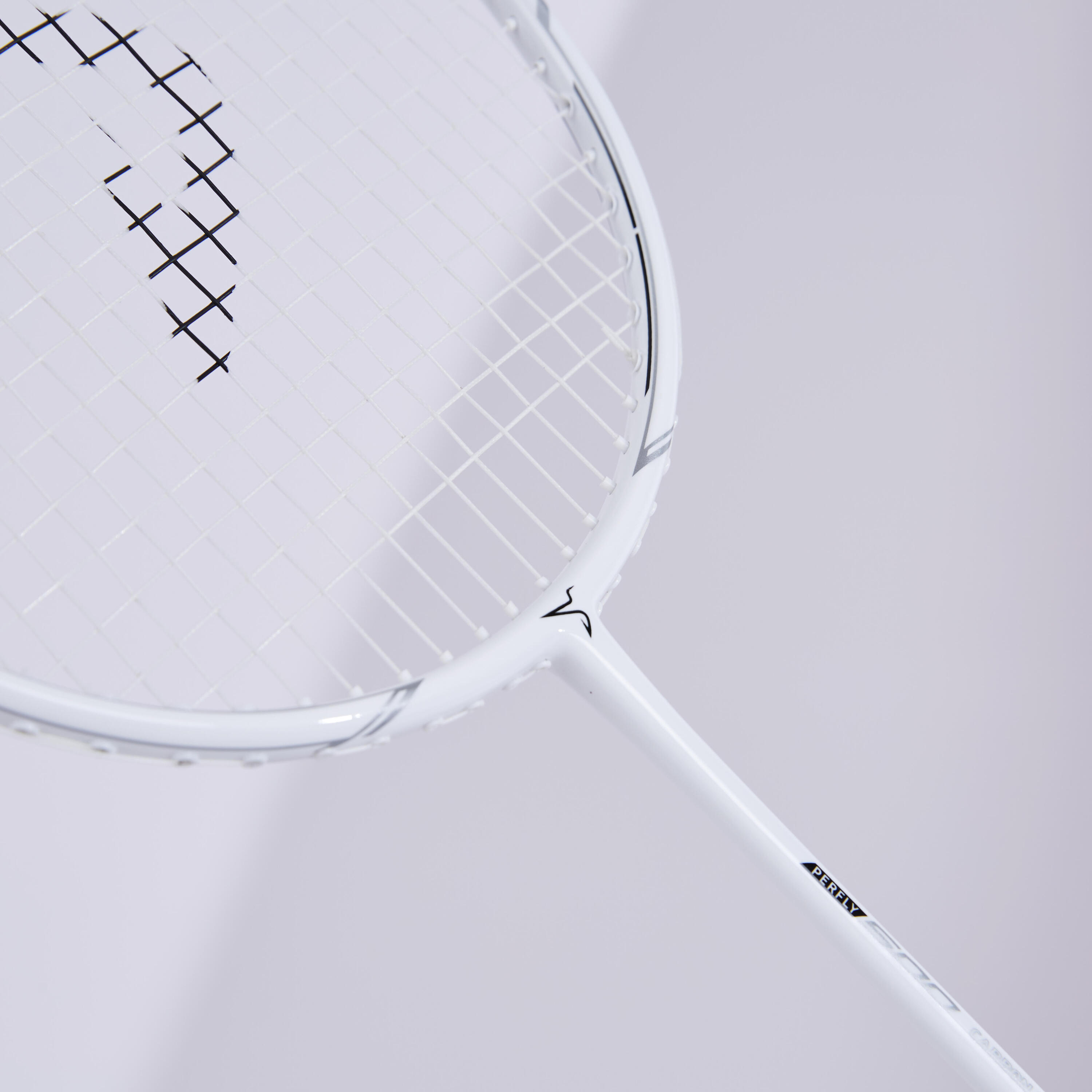 ADULT BADMINTON RACKET BR 500 WHITE 35/35