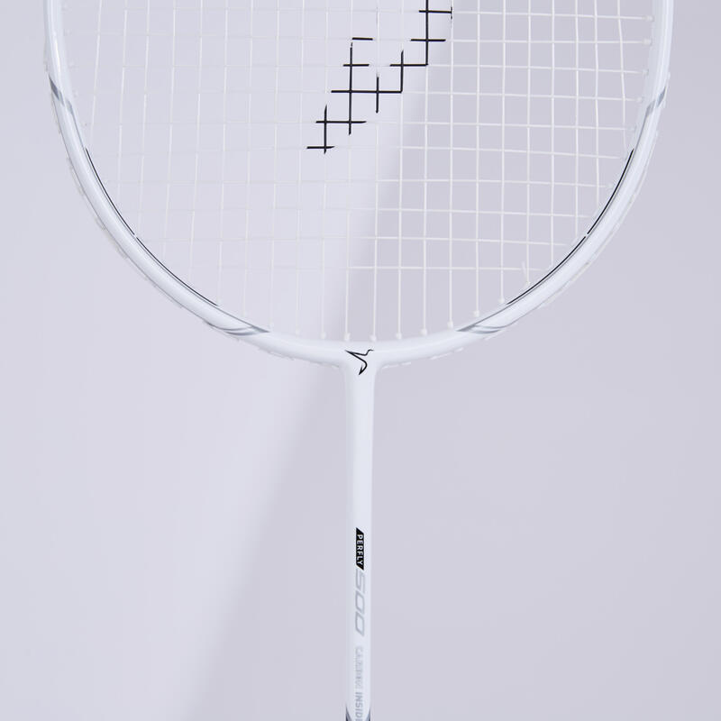 Rachetă Badminton BR 500 Alb Adulți