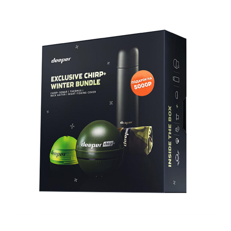 

Эхолот Deeper CHIRP+ с ПОДАРКОМ!, X8594576