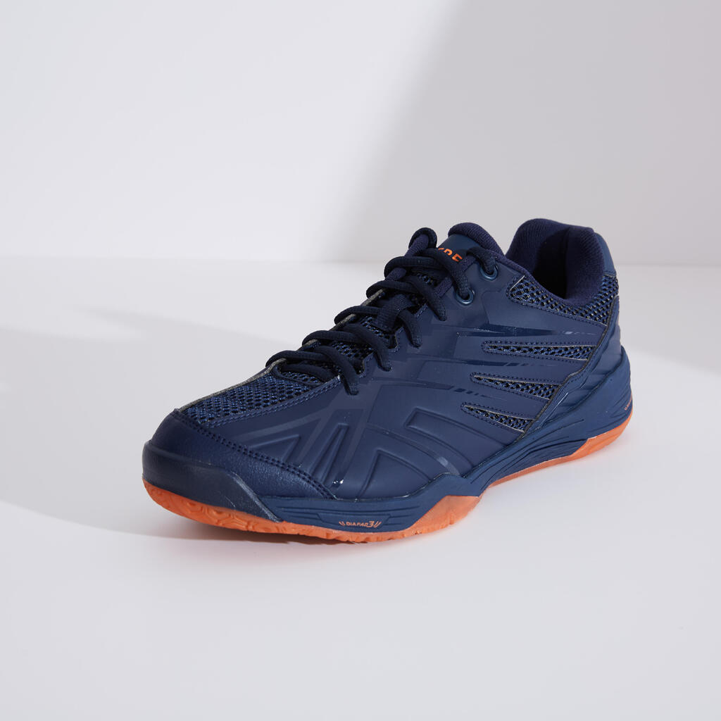 MEN BADMINTON SHOES MAX COMFORT BS 590 NAVY ORANGE