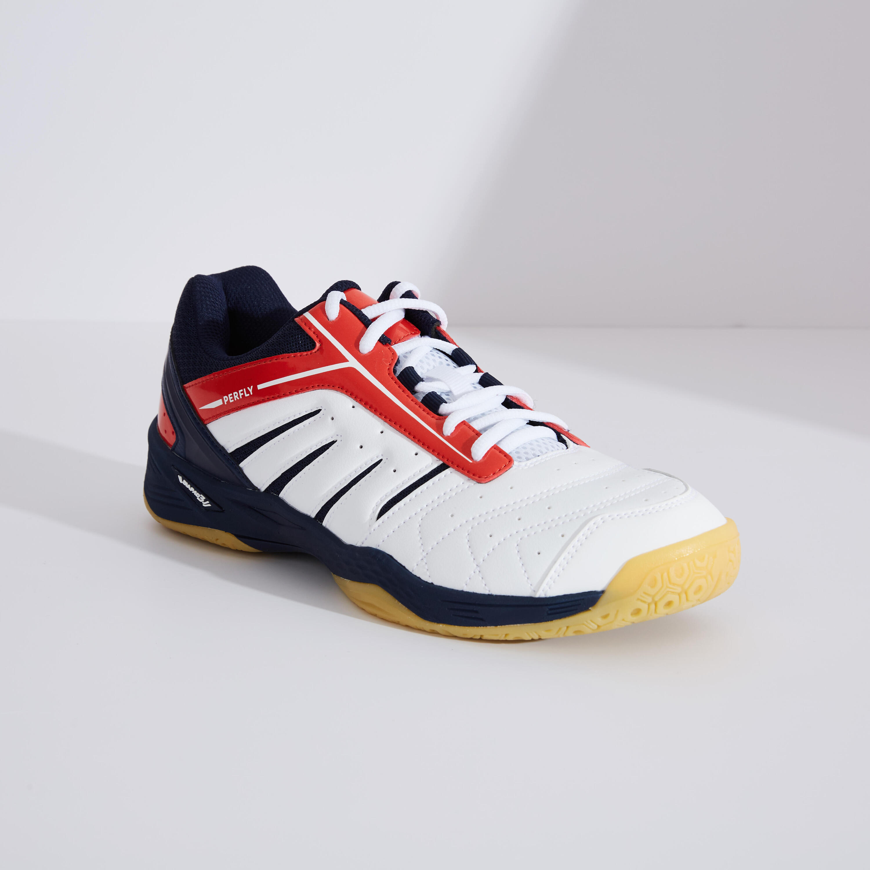 MEN BADMINTON SHOES BS 560 LITE WHITE RED 2/28