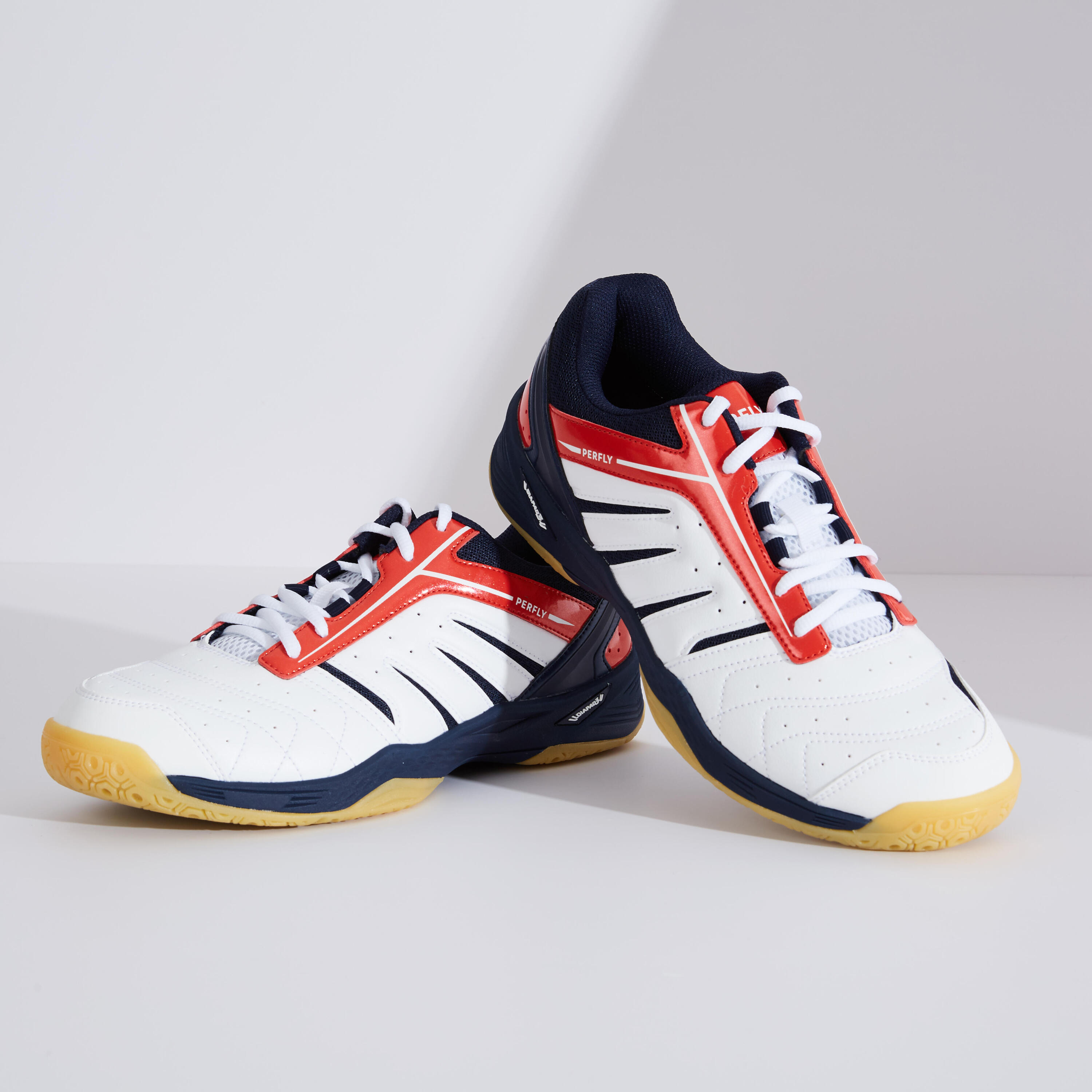 MEN BADMINTON SHOES BS 560 LITE WHITE RED 14/28