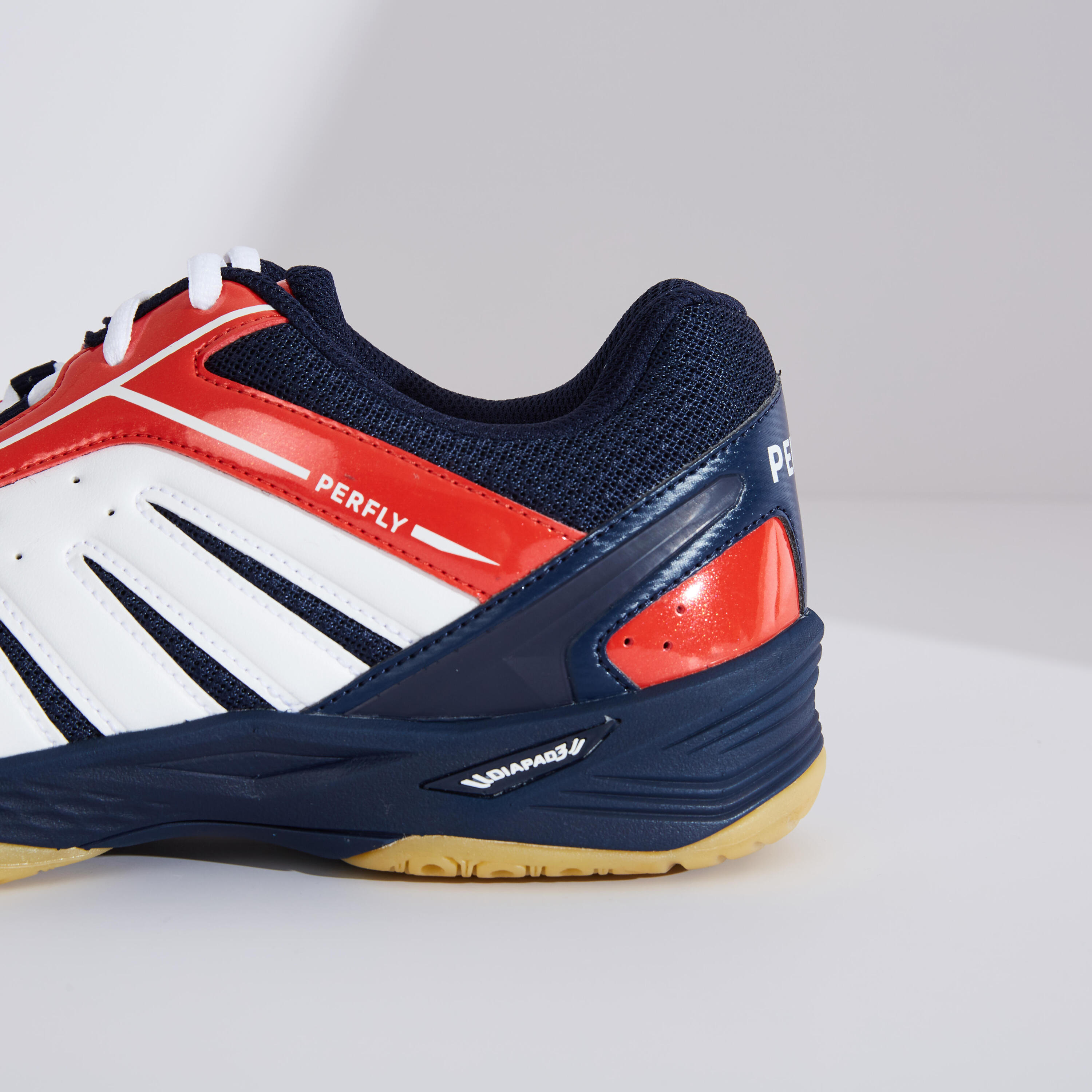MEN BADMINTON SHOES BS 560 LITE WHITE RED 13/28