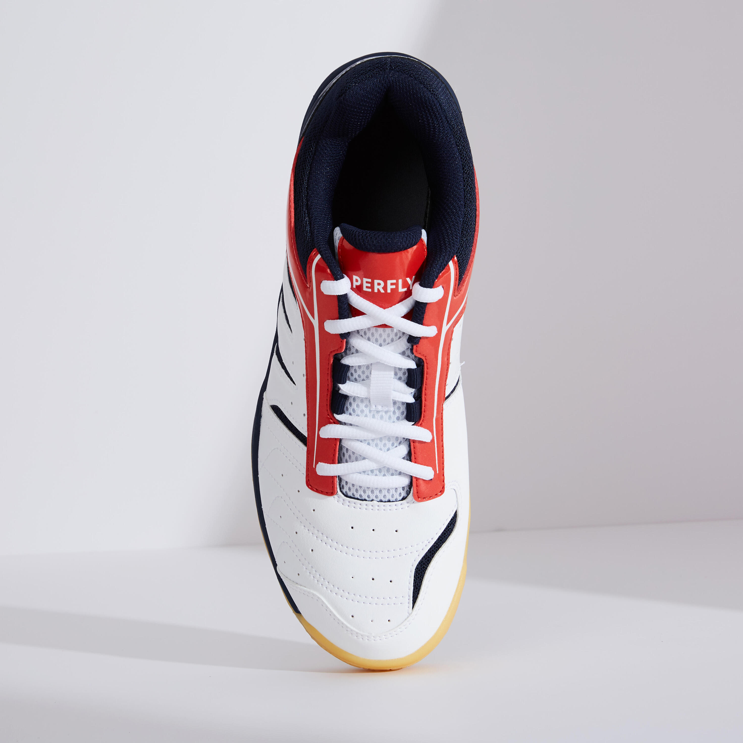 MEN BADMINTON SHOES BS 560 LITE WHITE RED 11/28