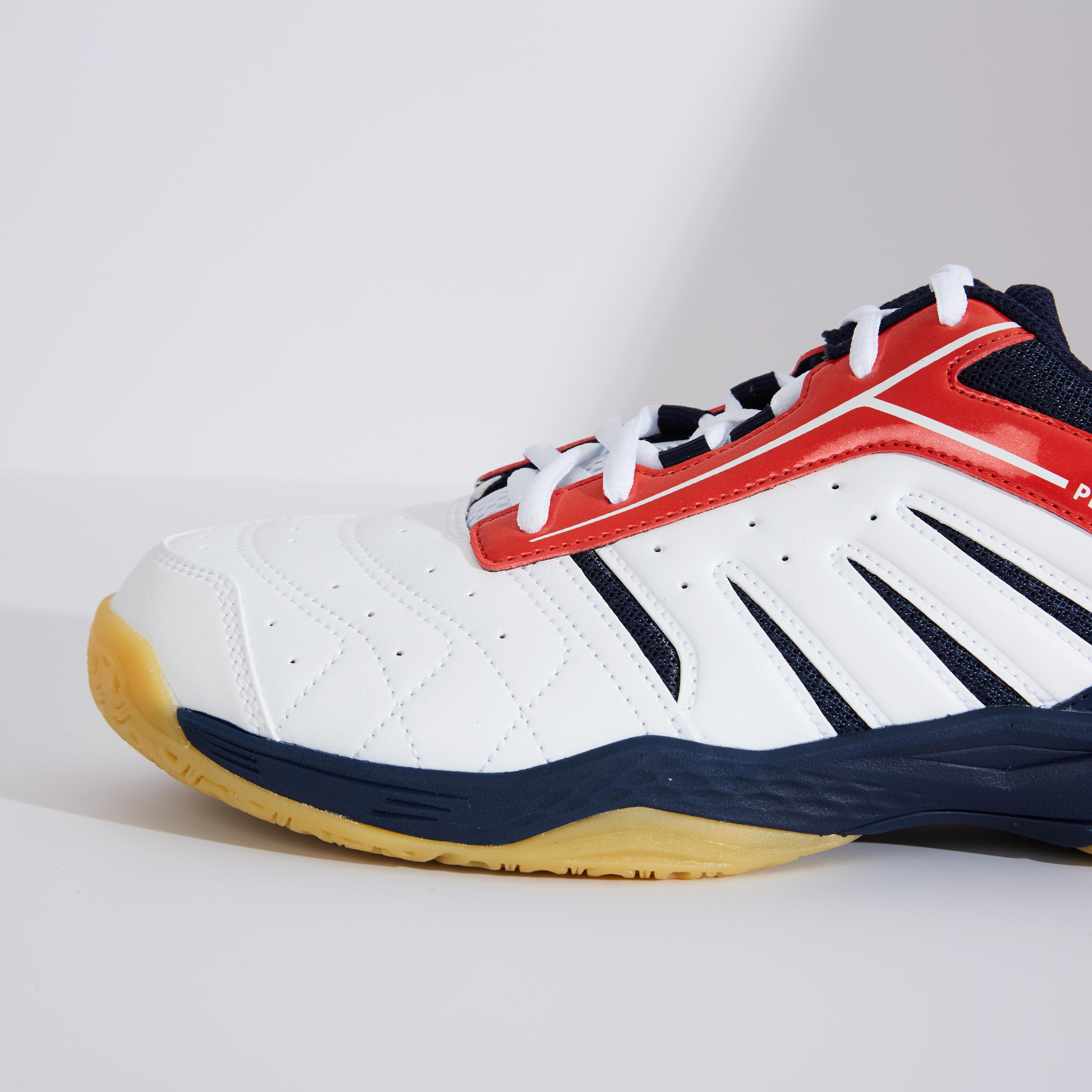 MEN BADMINTON SHOES BS 560 LITE WHITE RED 5/28