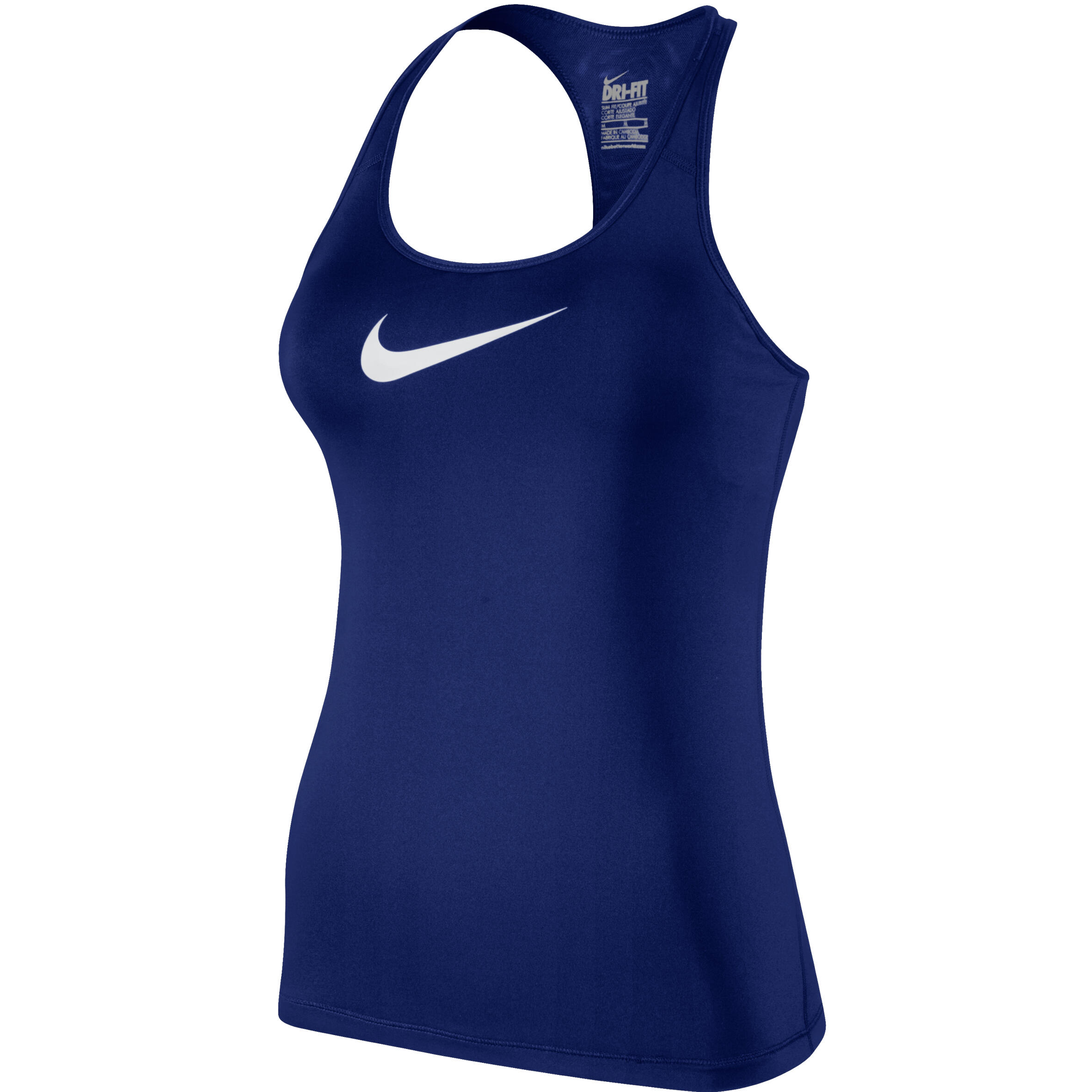 Nike Women's Fitness Tank Top With Sports Bra - Blue