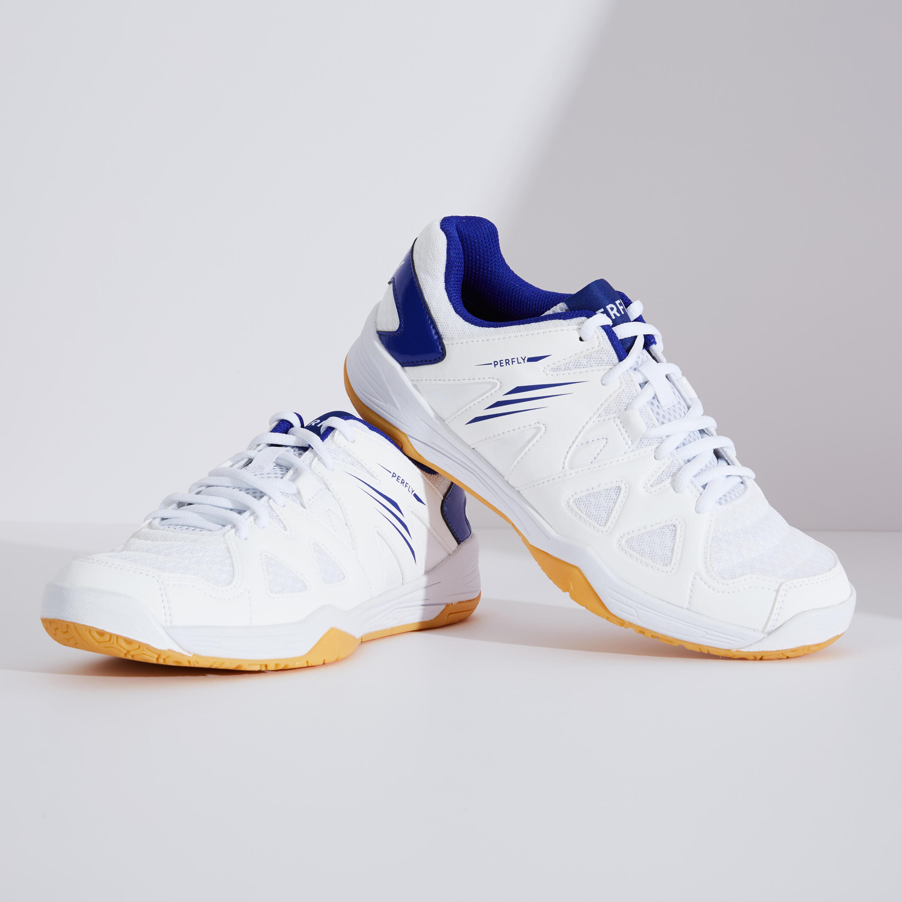 WOMEN BADMINTON SHOES BS 530 WHITE BLUE 4/27
