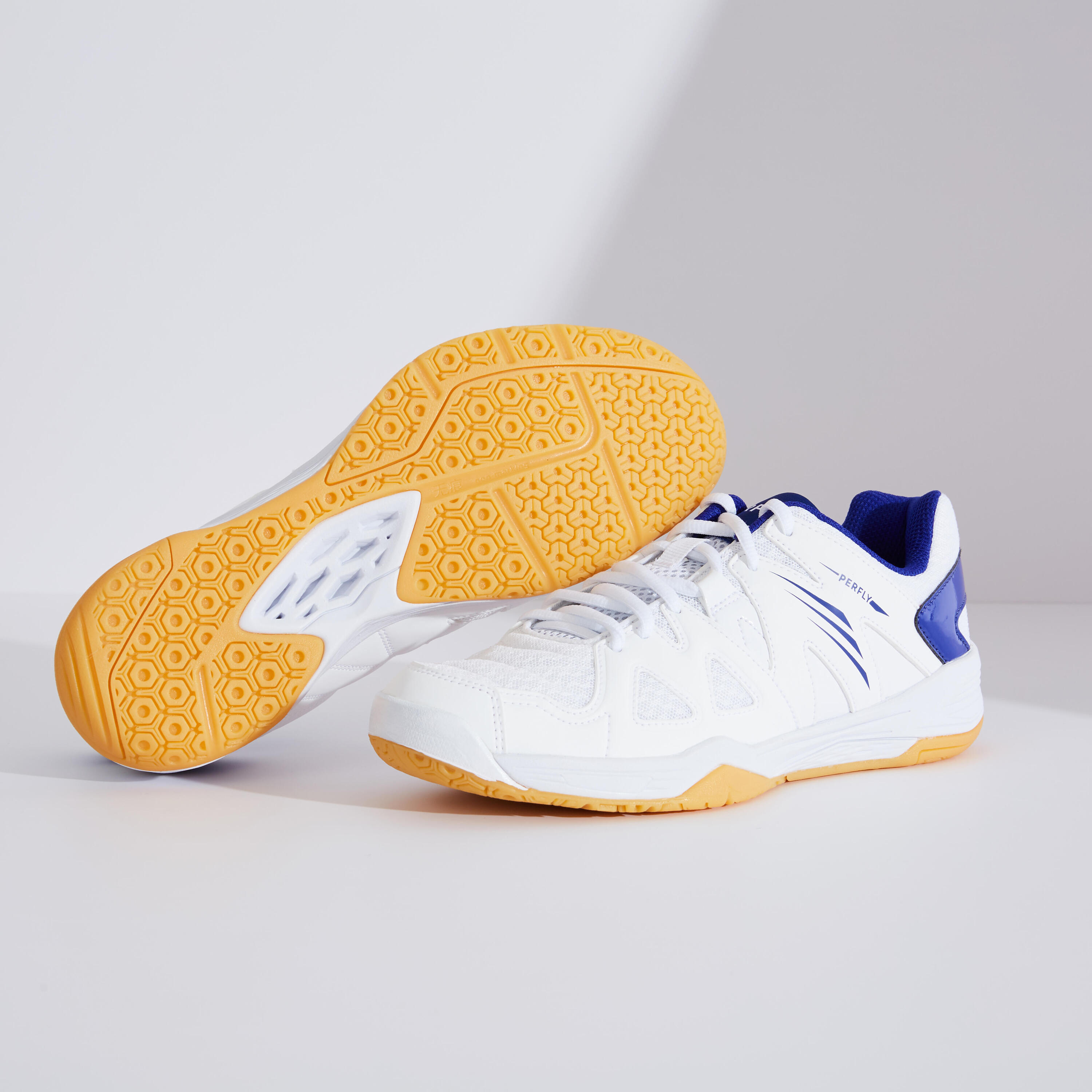 WOMEN BADMINTON SHOES BS 530 WHITE BLUE 7/27